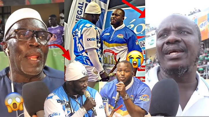 La chauffe réaction Père Burkham ménager Boy niang et le grand frère Modou Lo après le face à face…