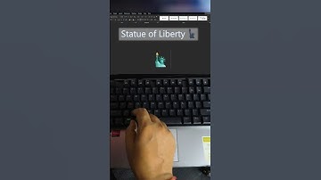 Statue of liberty 🗽 symbol in MS word | #windows #keyboard #computer #tricks #msword