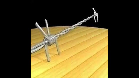 3D Model Barbed Wire Sections Review