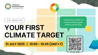 CDx Webinar: Your First Climate Target