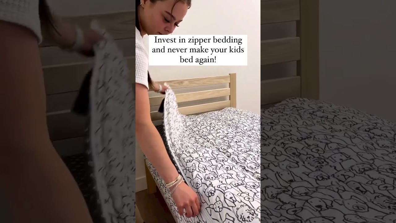 Every Kid Needs This Zipper Bedding! Nod and Winks by Beddy's! 