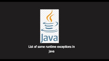 Runtime exceptions in Java