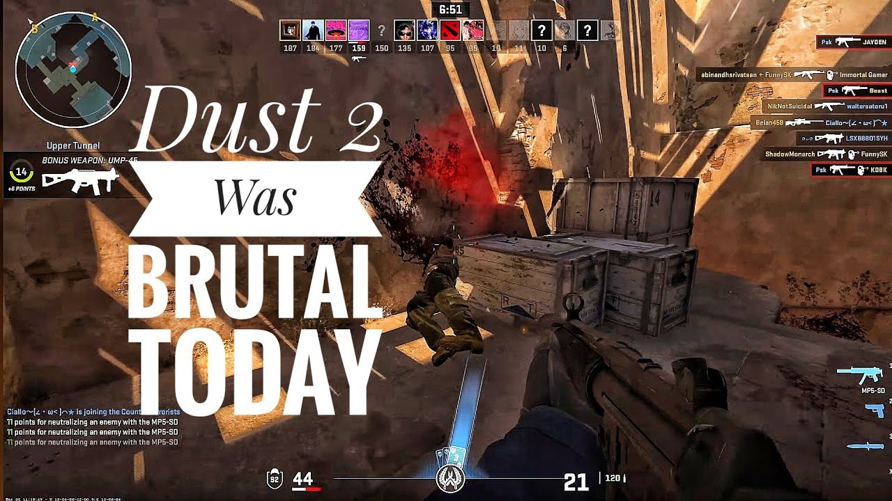 Counter Strike 2 Dust 2 Deathmatch – Outplayed by Better Opponents # ...