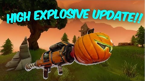 New Fortnite High Explosive Update!! Most Chaotic Game Mode Ever!!
