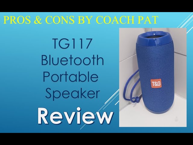 TG 117 Bluetooth Portable waterproof Speaker - YouTube