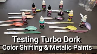 Testing Turbo Dork Color Shifting & Metallic Paints - Airbrushed