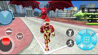 Gameplay Flying limo police Helicópther = Limusine Voadora helicóptero Robo Carro Policia Android screenshot 3