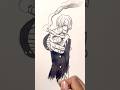 Sanji ink art #onepiece  #mangaart #shorts #drawing #animeart