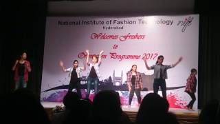NIFT Hyderabad - ORIENTATION DAY program JULY 2017 - Freshers' Rocking Performance - 14