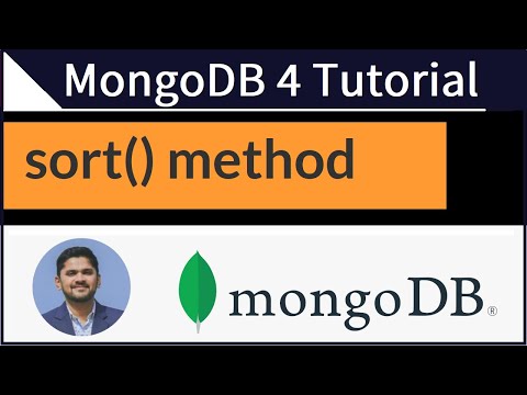 How to use sort() method in MongoDB | MongoDB Tutorial for Beginners