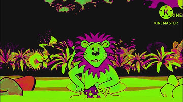 DOWN IN THE JUNGLE I SAW A LION 🦁 WASHING HIS CLOTHES SONG ll Sponsored by preview 2 effects 