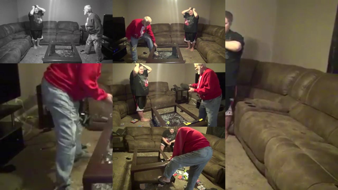 Angry Grandpa Destroys PS4 Has A Sparta Minecraft V3 Mix