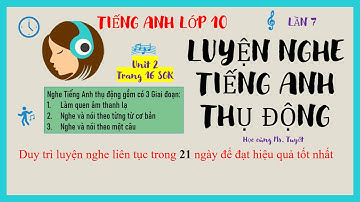 Tiếng Anh 10 - #7 - "Quả Táo thần kỳ" | Unit 2: Your body and you