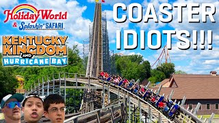 Coaster Idiots Go to Holiday World & Kentucky Kingdom!! (June 2021)  Last Day of Insane Road Trip!