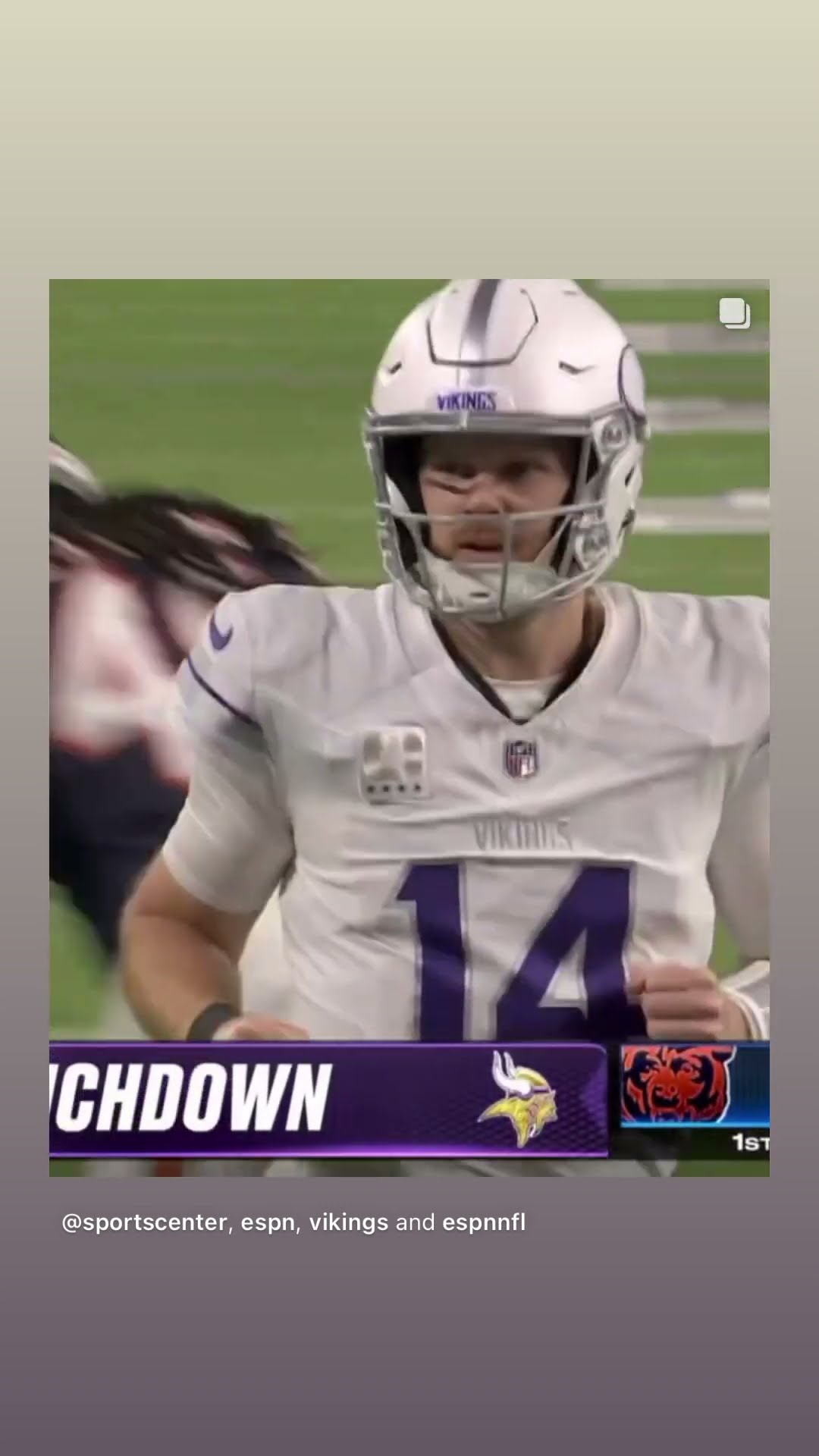 Touchdown Jefferson #hoodnews #justinjefferson #minnesotavikings #touchdown #samdarnold #omg #how