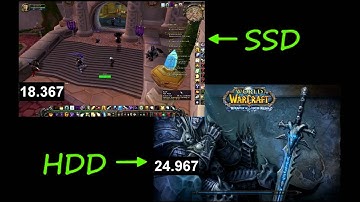 SSD vs HDD World of Warcraft load times