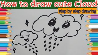 #anviscorner #clouddrawing How to draw cute Cloud