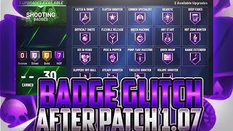 *NEW* NBA 2K20 BADGE GLITCH AFTER PATCH 1.07 MAX BADGES in 1 HOUR | HOF BADGE GLITCH | *WORKING*