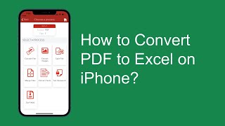 How to Convert PDF to Excel on iPhone? screenshot 2