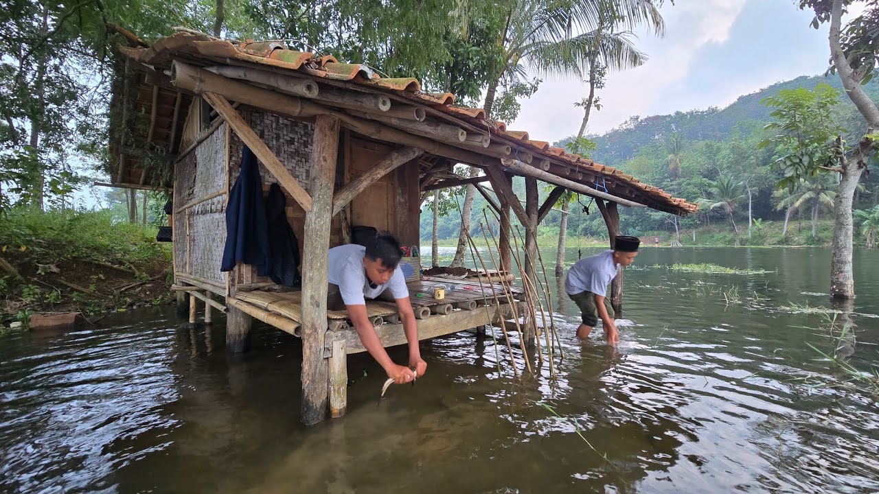 CAMP FISHING Ep.414 Hari ke 2 Sampai di Gubuk yang suka kelihatan dari Jln,Maniis Menuju Arah Cirata