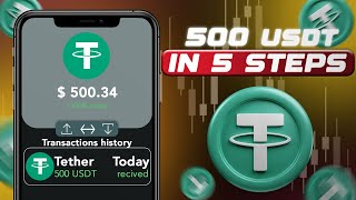 How To Get 500 FREE USDT in Just 5 Simple Steps!