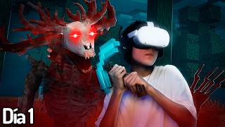 Sobrevivi 100 Dias con Mods de TERROR MINECRAFT VR