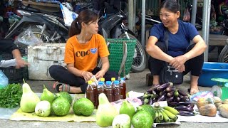 Hien tries to earn money to send to Lieu for treatment : Cook molasses and harvest gourds to sell