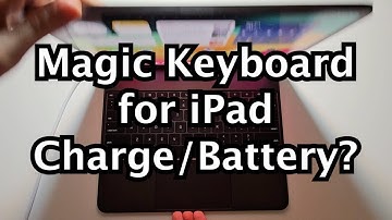 Magic Keyboard for iPad: How to Charge & Check Battery %?