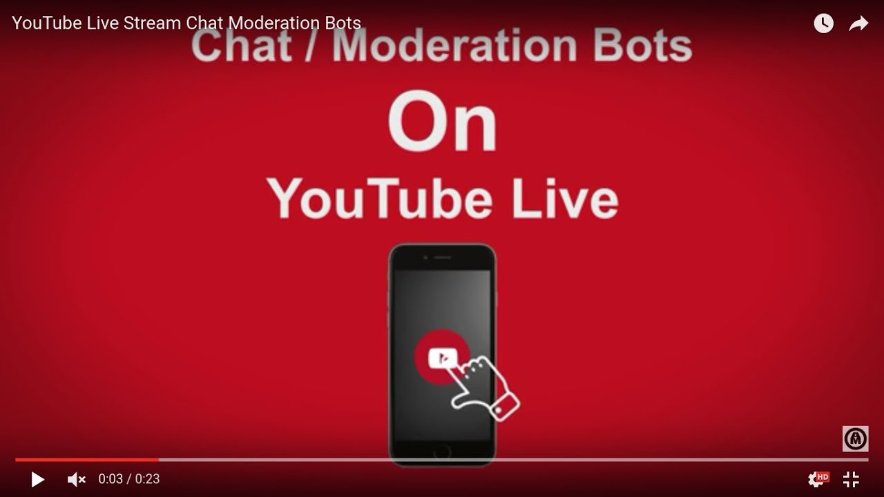 Youtube Live Stream Chat Moderation Bots By Aux Mode - robux giveaway discord bots