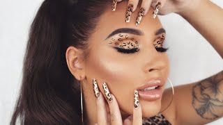 BEYONCE KITTY CAT LEOPARD MAKEUP | HALLOWEEN TUTORIAL