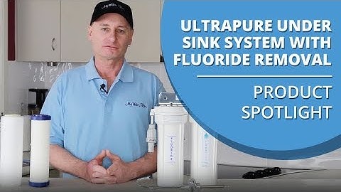 ULTRAPURE 0.5 Micron Ceramic Twin Under Sink City Water Filter with Fluoride Removal