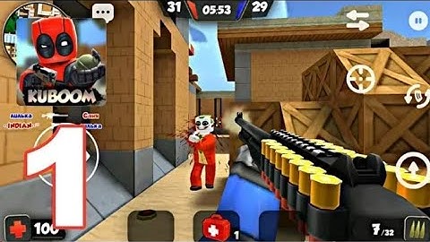 Kuboom - Gameplay Walkthrough Part 1 - First Battle (Android Games)