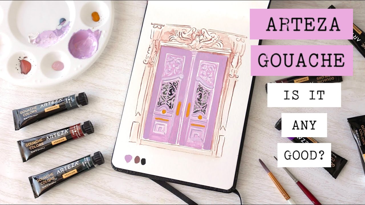 Arteza Gouache Review - Unboxing & First impressions