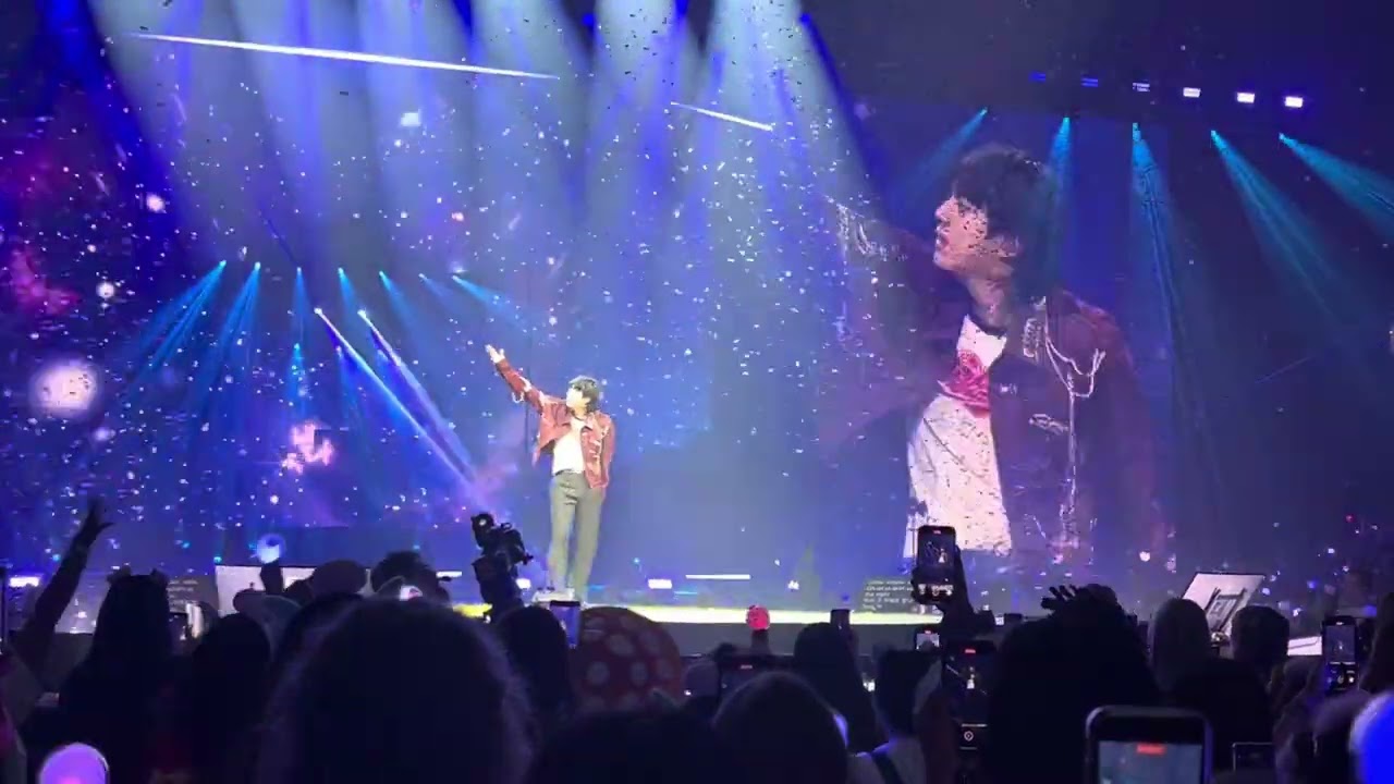 Jin TAMPA BTS Medley 7th row center stage view!!!