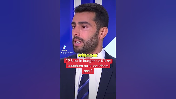 Un député RN annonce la censure du gouvernement Barnier sur un 49.3 sur le budget ? 🤔