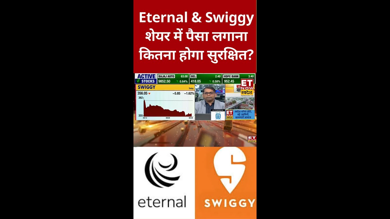 Eternal & Swiggy Share में जानिए क्या है एक्सपर्ट  की राय ? #shorts #swadesh #businessnews