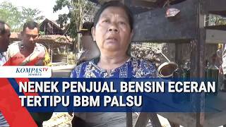 Nenek Penjual Bensin Eceran di Jember Ditipu, 30 Liter BBM Ternyata Berisi Air Campur Pewarna