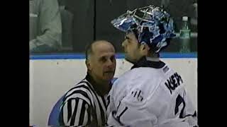 Devils vs Maple Leafs scrum - May 7, 2001