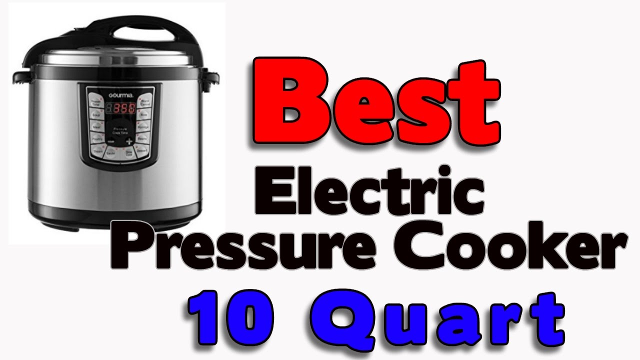 Multi Function Pressure Cookers, Gourmia GPC1000 Electric Digital  Multipurpose Pressure Cooker, 13 Cooking Modes, 10 Quart Stainless Steel,  with Steam Rack, 1400 Watts