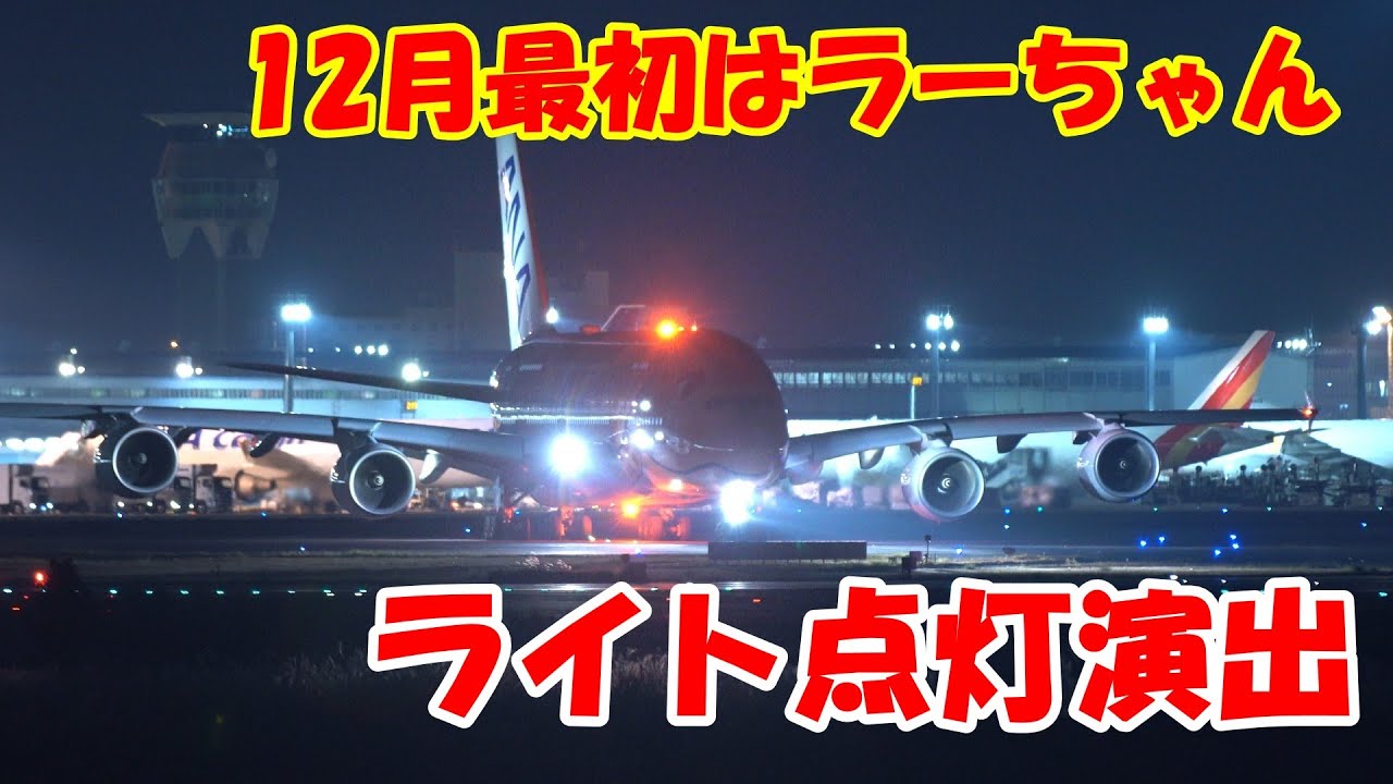 12月最初のライト演出はラーちゃんハワイへ出発！】 2025.12.01 4K