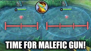 NEW ITEM MALEFIC GUN TESTED ON POSSIBLE HEROES | SUPER LONG RANGE MOSKOV