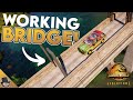 NEW TECHNIQUE | Build WORKING BRIDGES In Jurassic World Evolution 2!