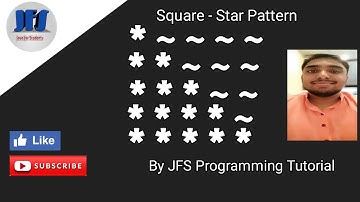 Square Star Pattern Programming Logics - Day -4  : Pattern 2