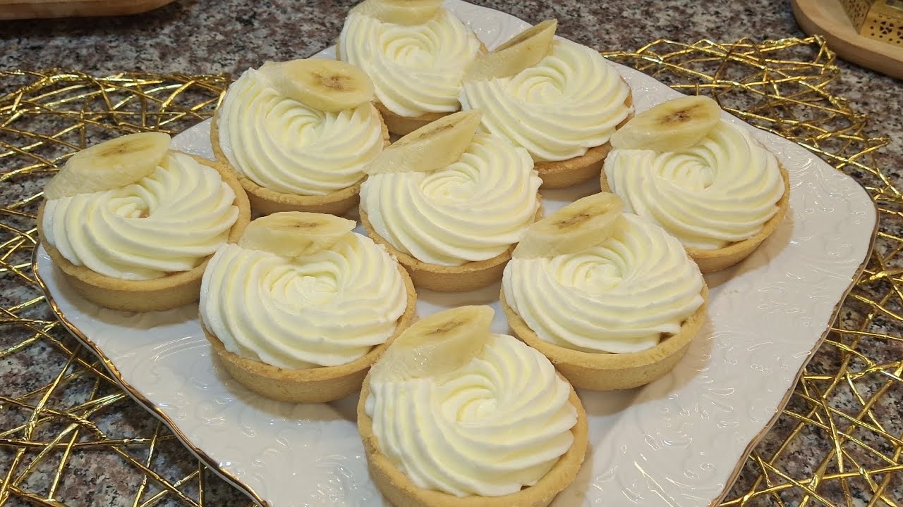 تارتولات بذوق الكراميل مع كريمة خفيفة سهلة وصفة ناجحة 100% وتنفع للطلبيات و المشاريع والمناسبات 