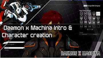 Daemon x Machina - Intro & Character Creation (Male)