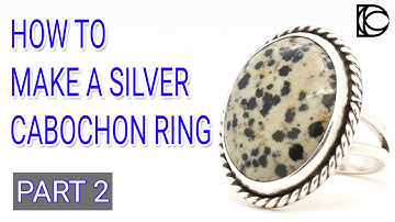 Part 2 - How To Make A Silver Bezel Set Cabochon Ring - Soldering Bezel And Backplate Tutorial