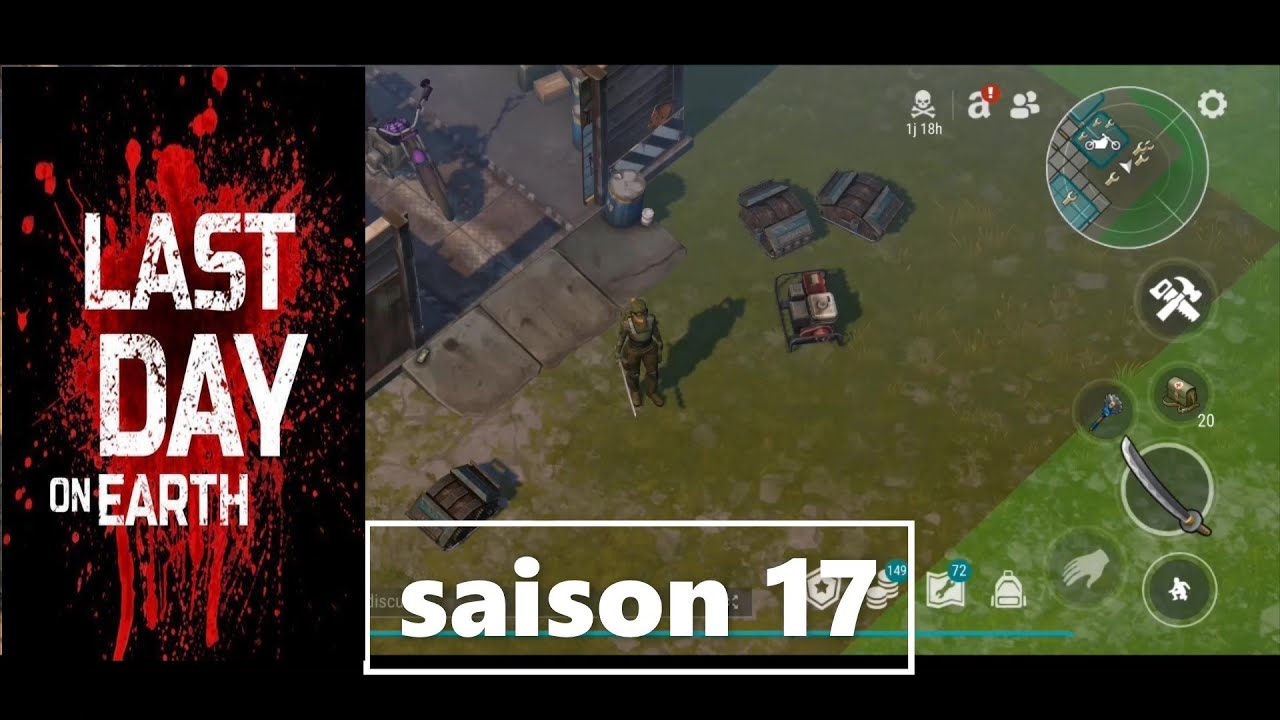 Saison 17 découverte du site fouille sur last day on earth - YouTube
