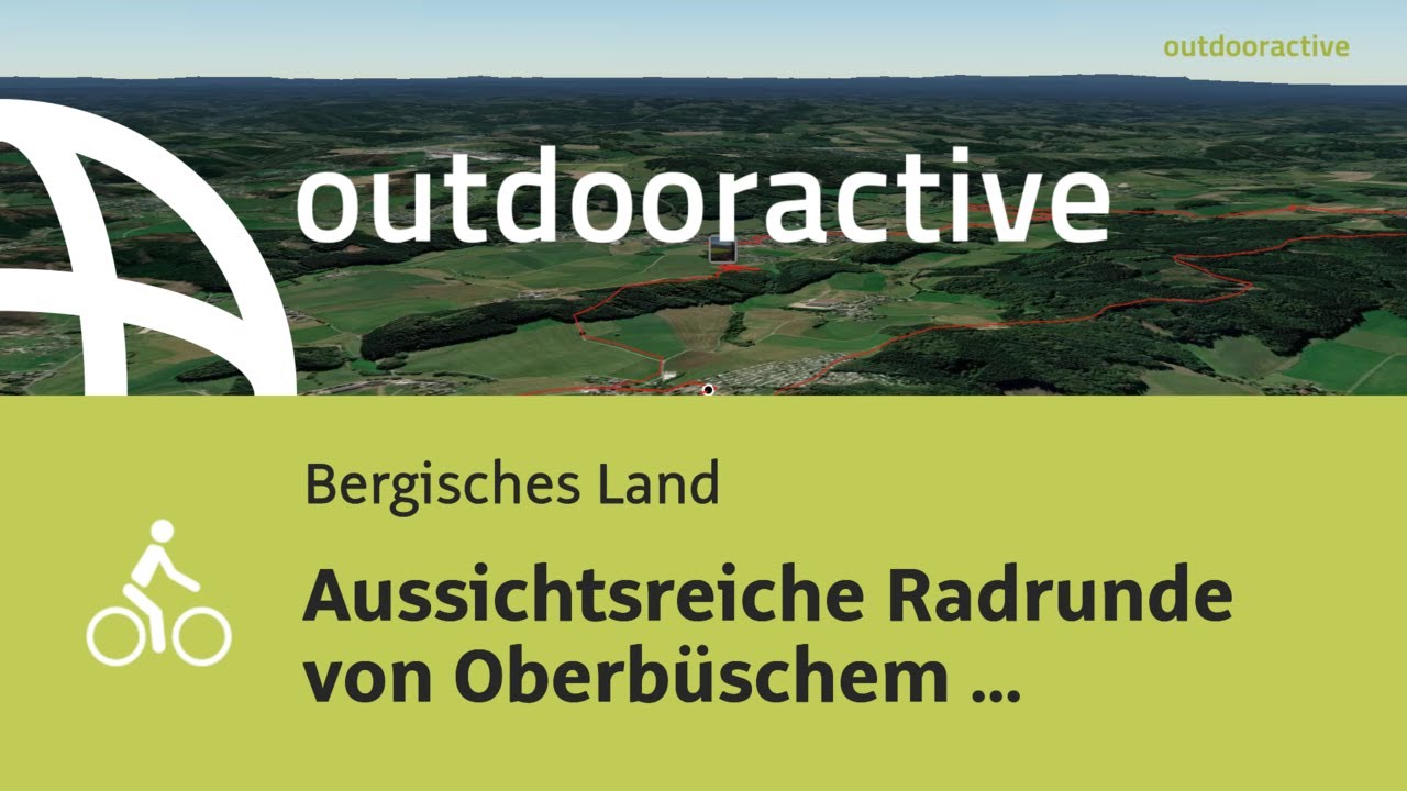 Aussichtsreiche Radrunde von Oberbüschem aus über Stoppenbach, Heibach und ...