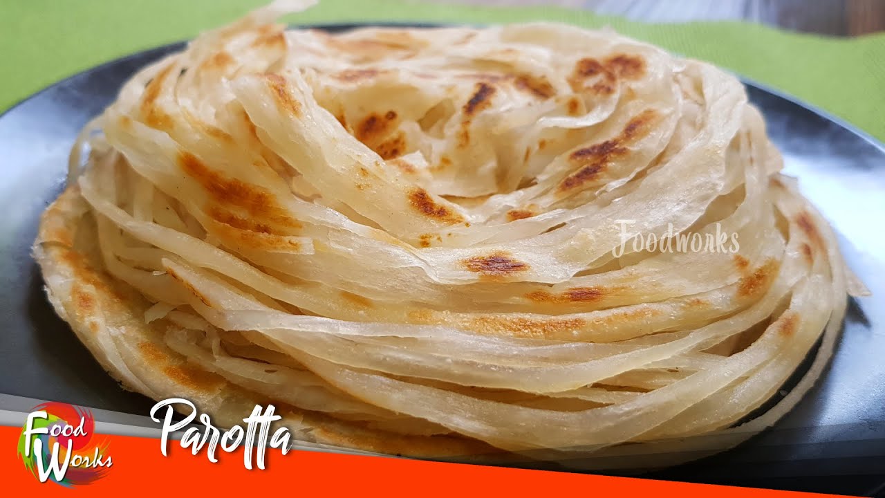 Parotta Recipe  Soft Layered Parotta  How To Make Parotta  Street Food  Foodworks
