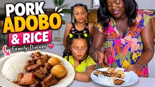 My Daughters Couldn’t Wait for This Filipino Pork Adobo! 🍚❤️ | Family Dinner